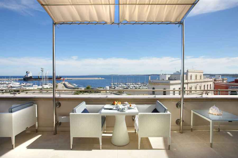 hotel palazzo del corso gallipoli terrazza