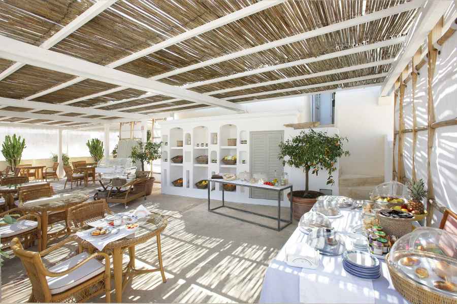 Relais Corte Palmieri colazione in terrazza