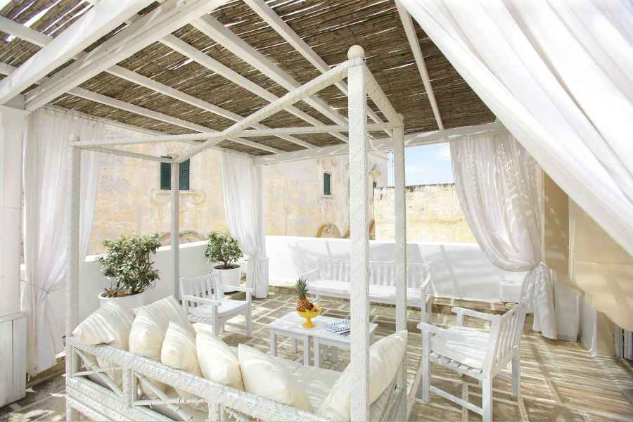 Relais Corte Palmieri Gallipoli terrazza